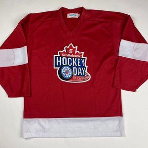 Vintage Hockey Night Day In Canada Hockey Jersey Mens Medium